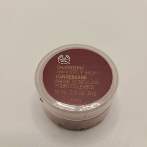 *NEW/SEALED* The Body Shop Cranberry Shimmer Lip Balm 0.3 oz